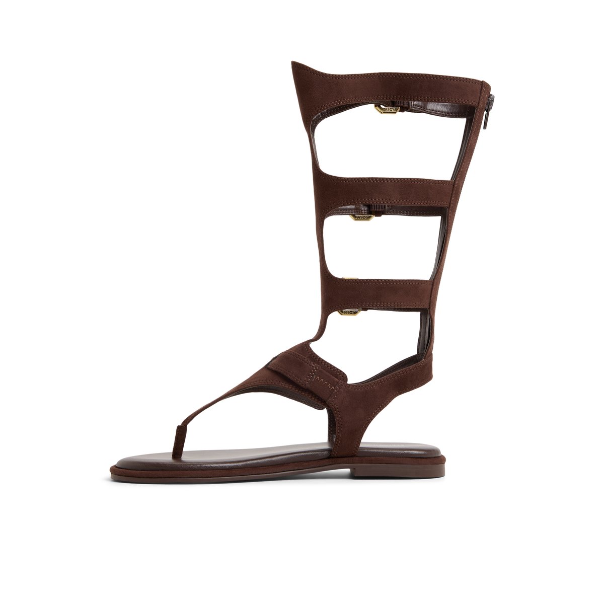 Mevia Dark Brown Women's Flats