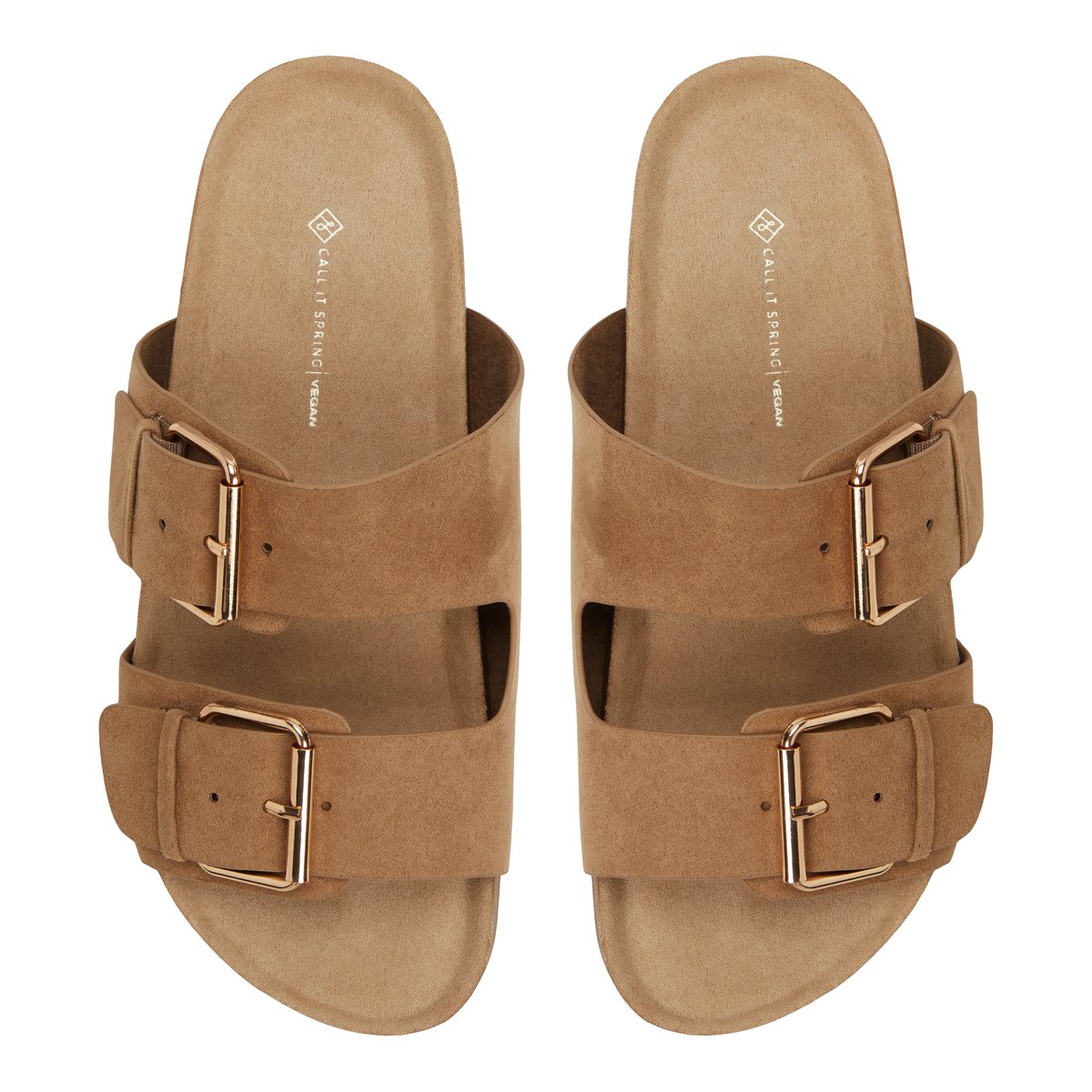 Nevaddaa Medium Beige Women's Slides