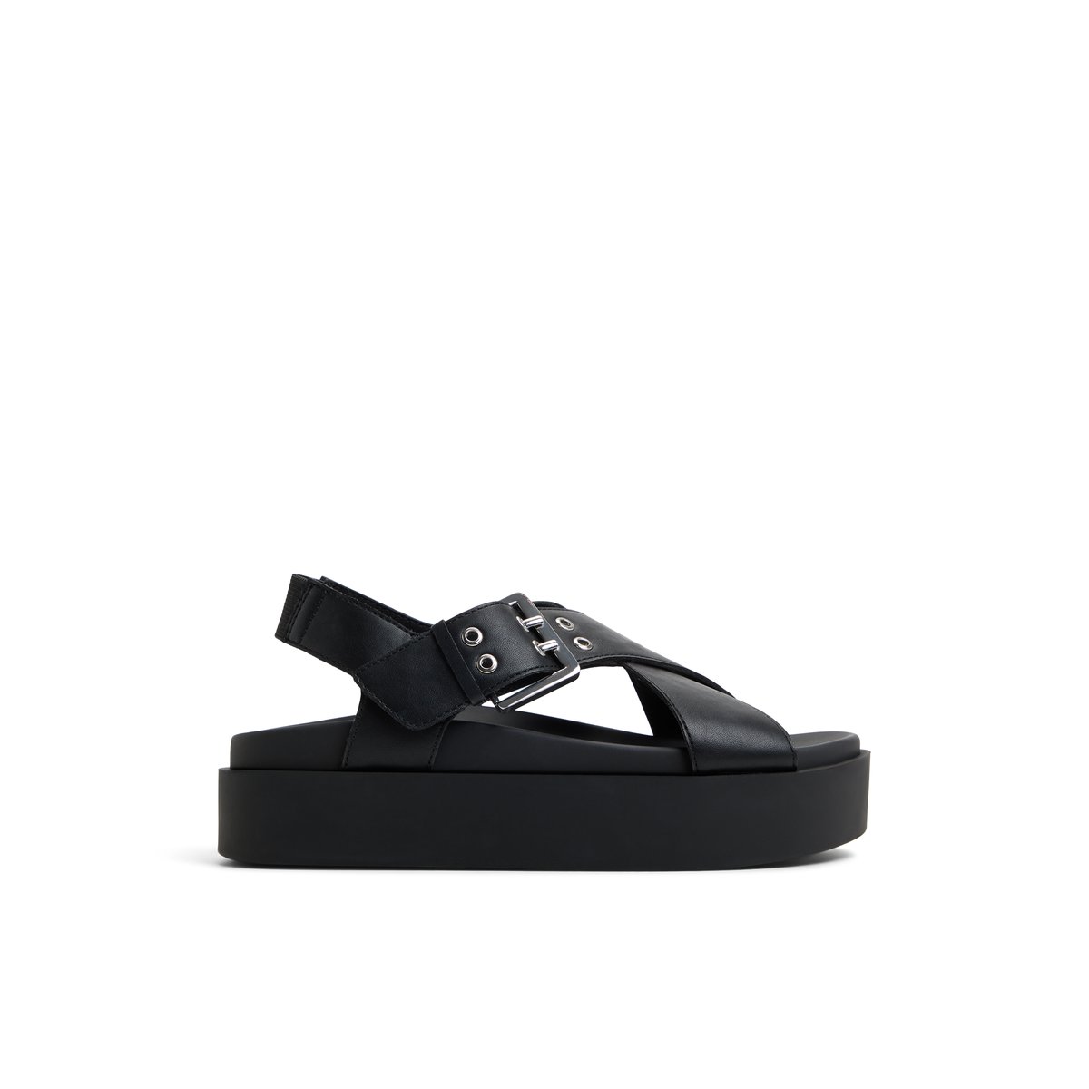 Naluu Black Women's Wedges