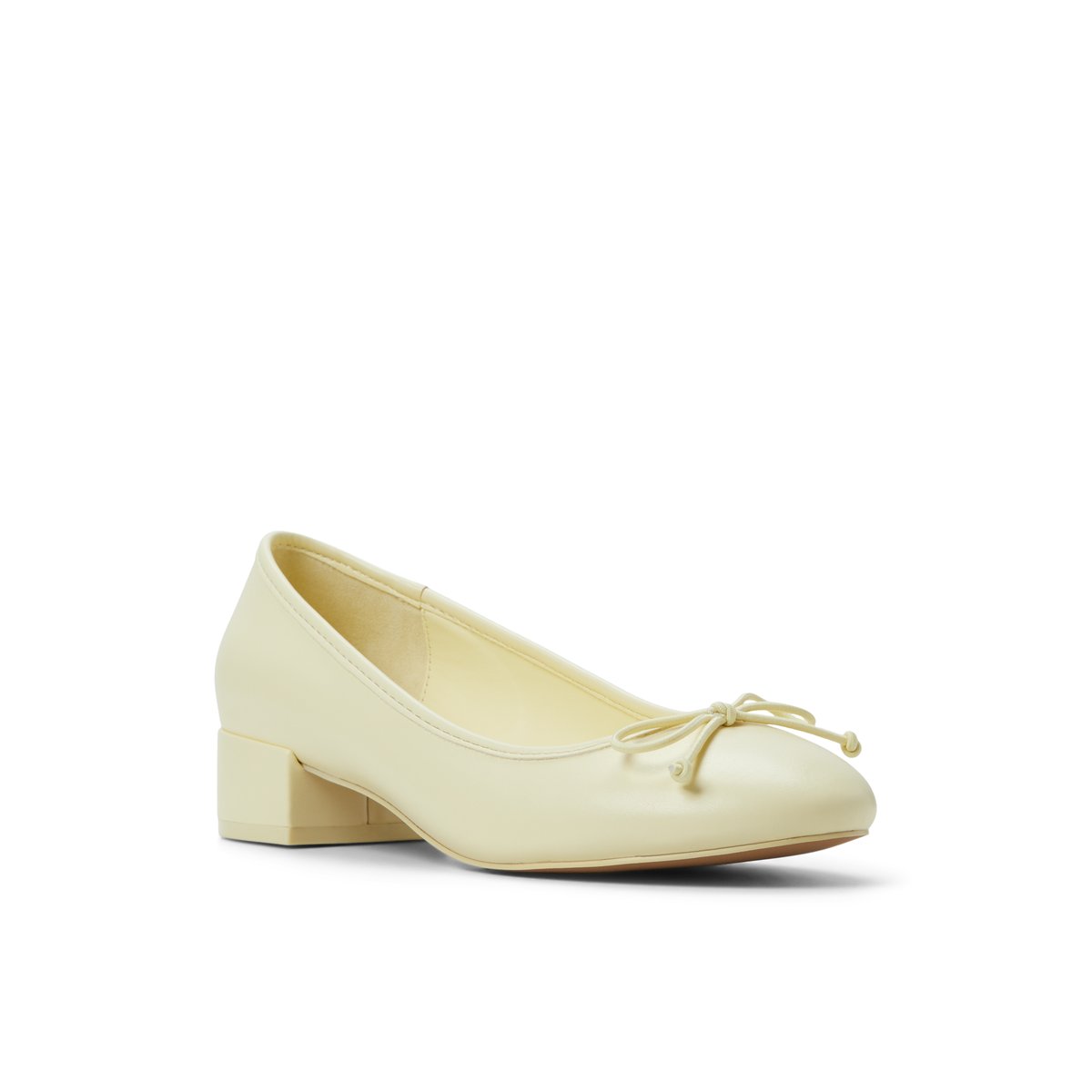 Poiise Light Yellow Women's Kitten heels