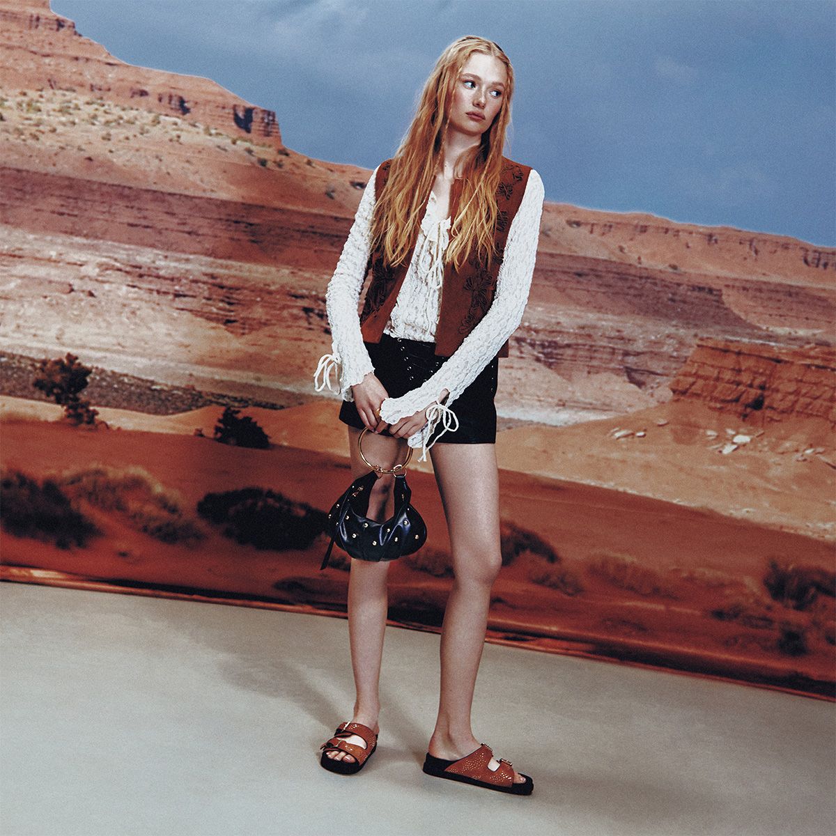 Bethanne Dark Beige Women's Slides