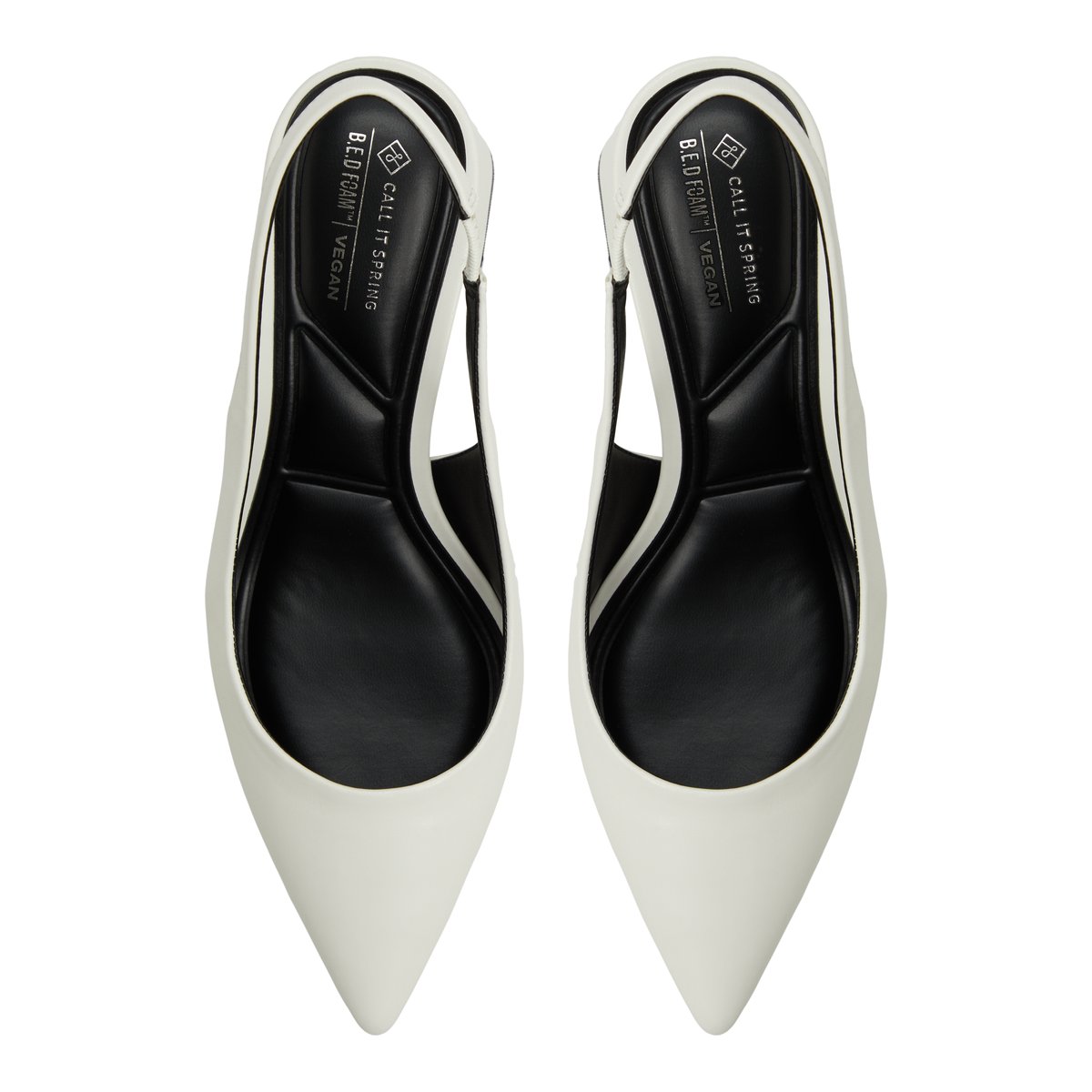 Evelyynn White Women's Block Heels