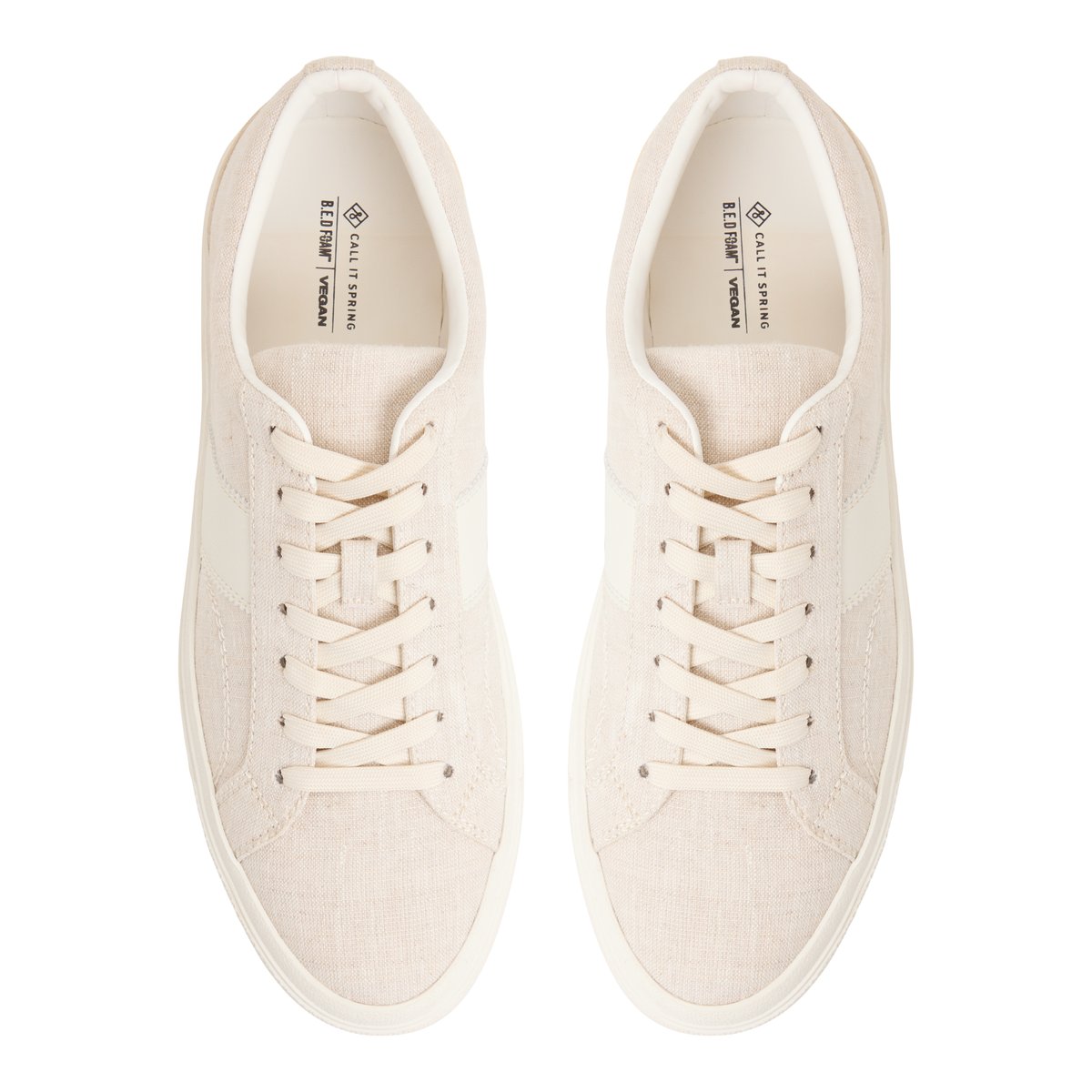 Riciardo Cream Men's Retro Sneakers