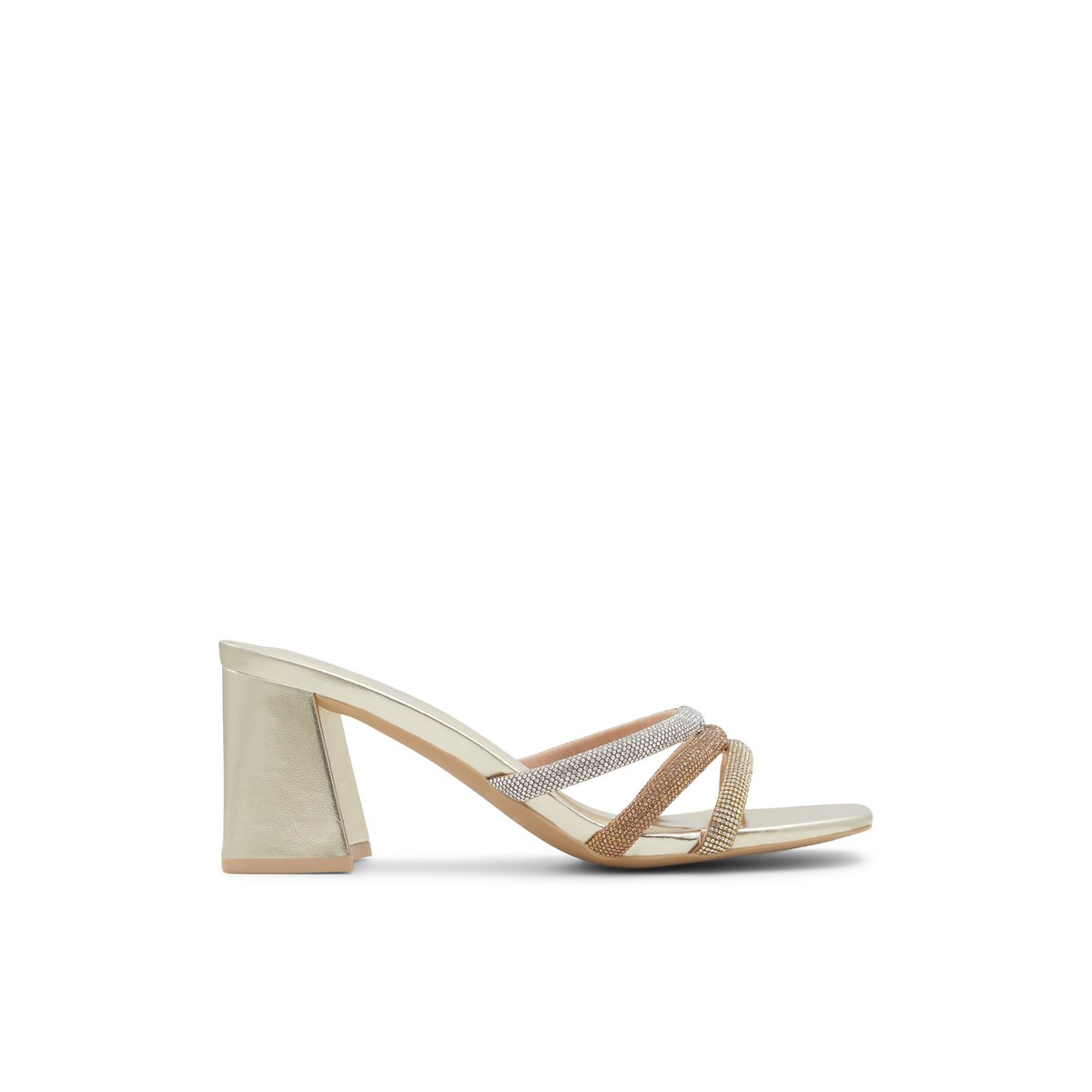 Crown Gold Women's Mules
