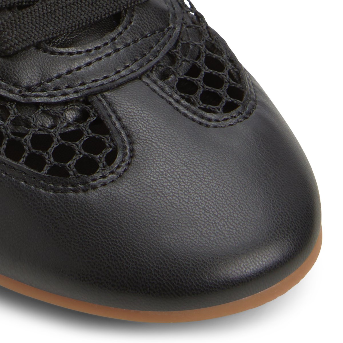 Quincie Open Black Women's Lace Up Sneakers