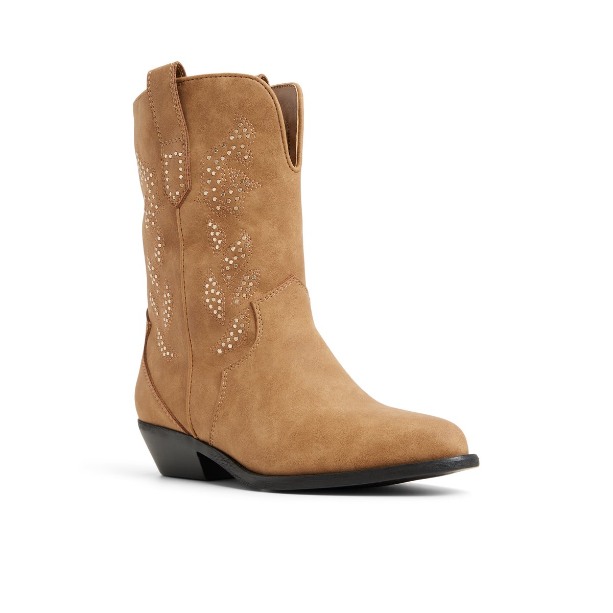 Sareena Dark Beige Women's Mid-calf Boots
