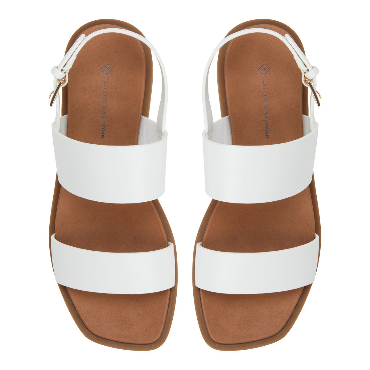 Tiya White Women's Flats