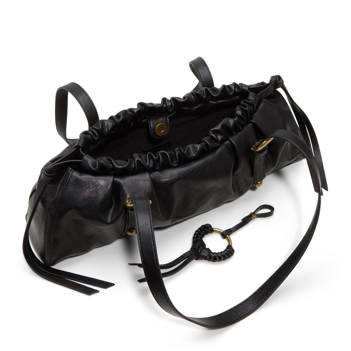 Odessaa Black Women's Shoulder Bags