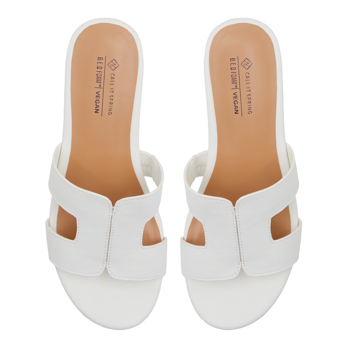 Halerria White Women's Platform Heels