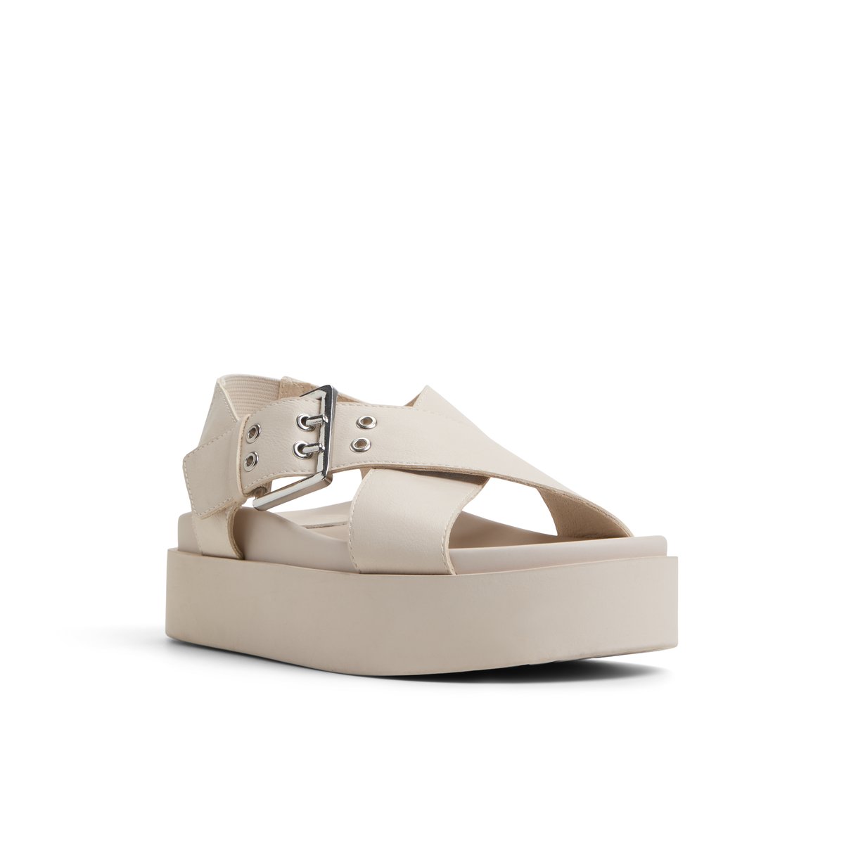 Naluu Light Grey Women's Wedges