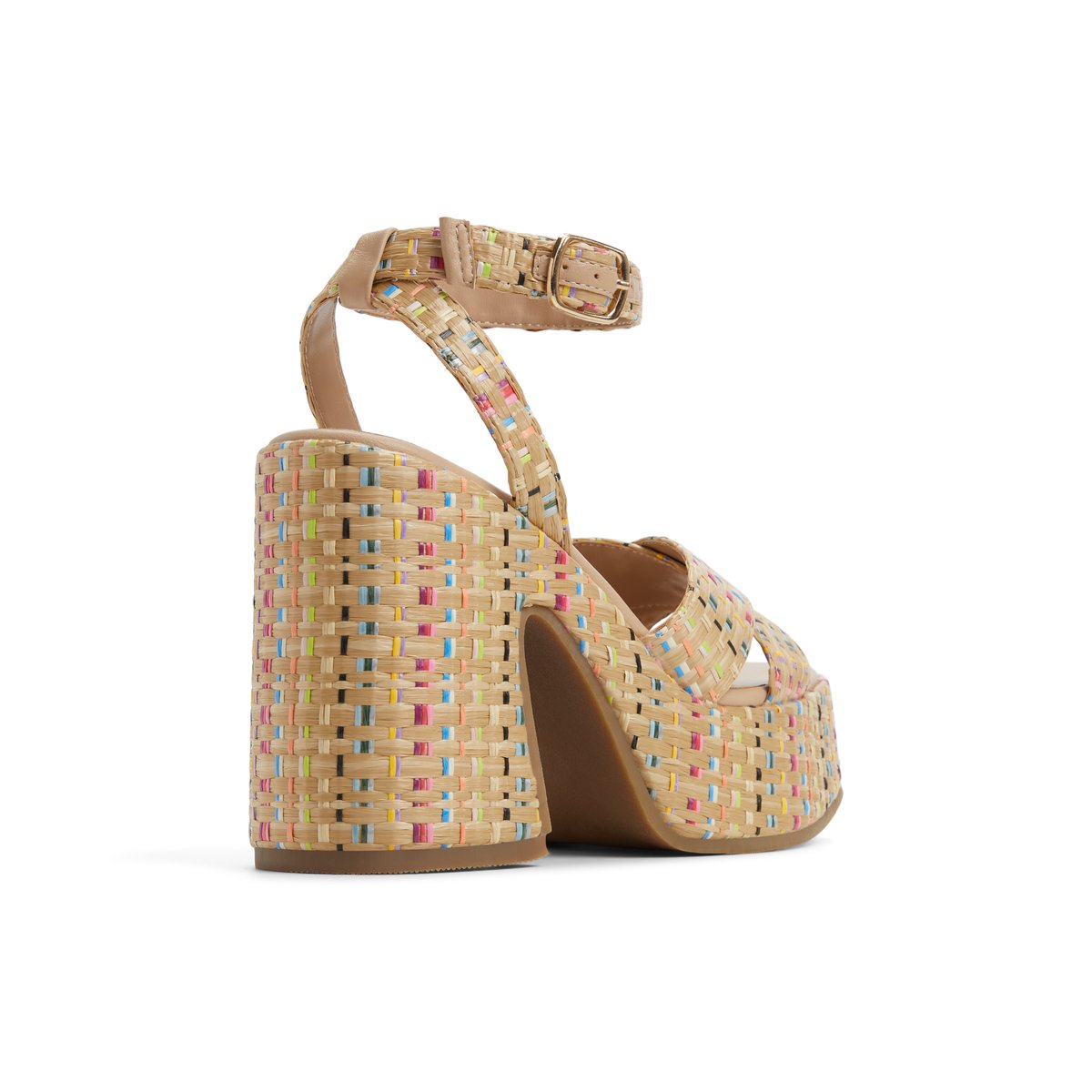 Alanii Multicolor Women's Platform Sandals