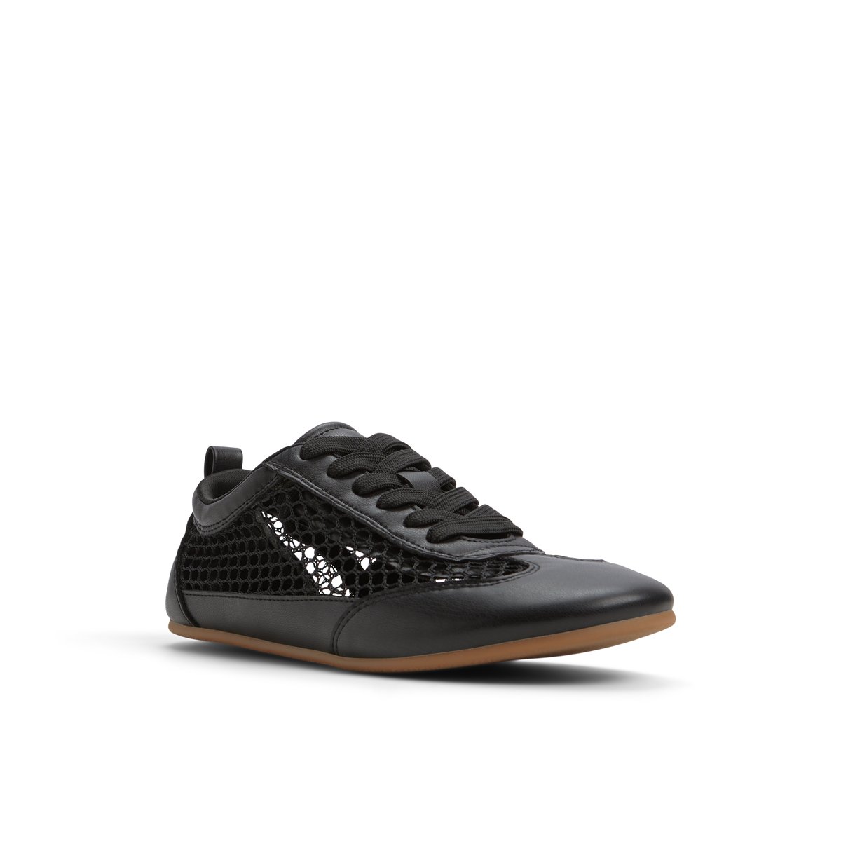 Quincie Open Black Women's Lace Up Sneakers