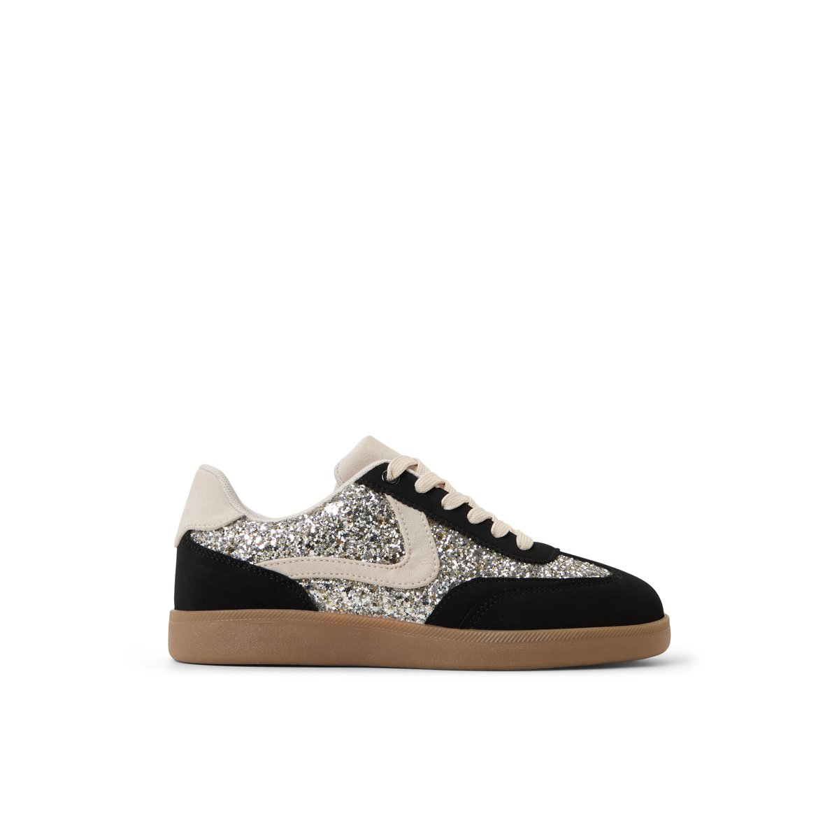 Troye Black/Silver Multi Women's Retro Sneakers
