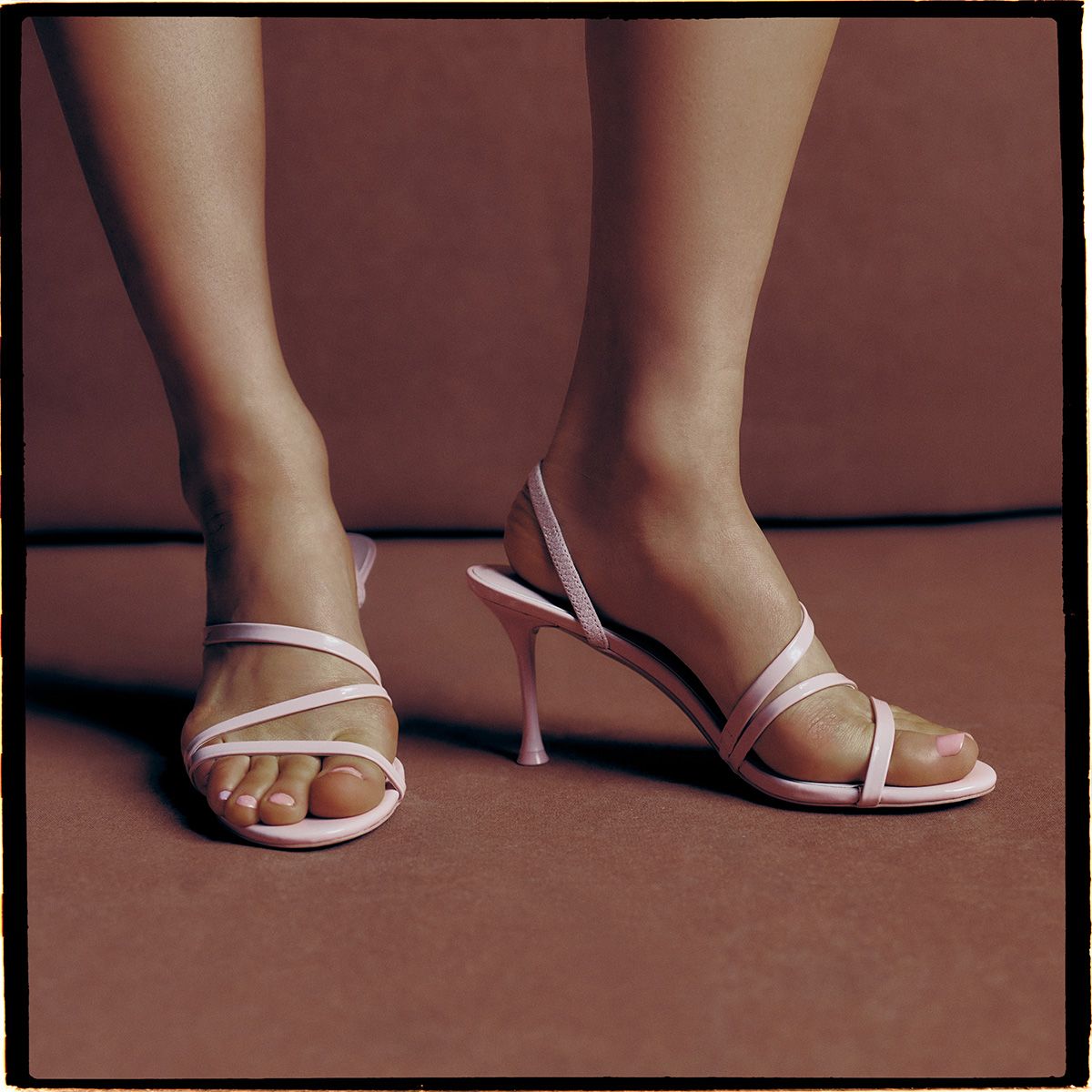 Fayee Light Pink Women's High Heels