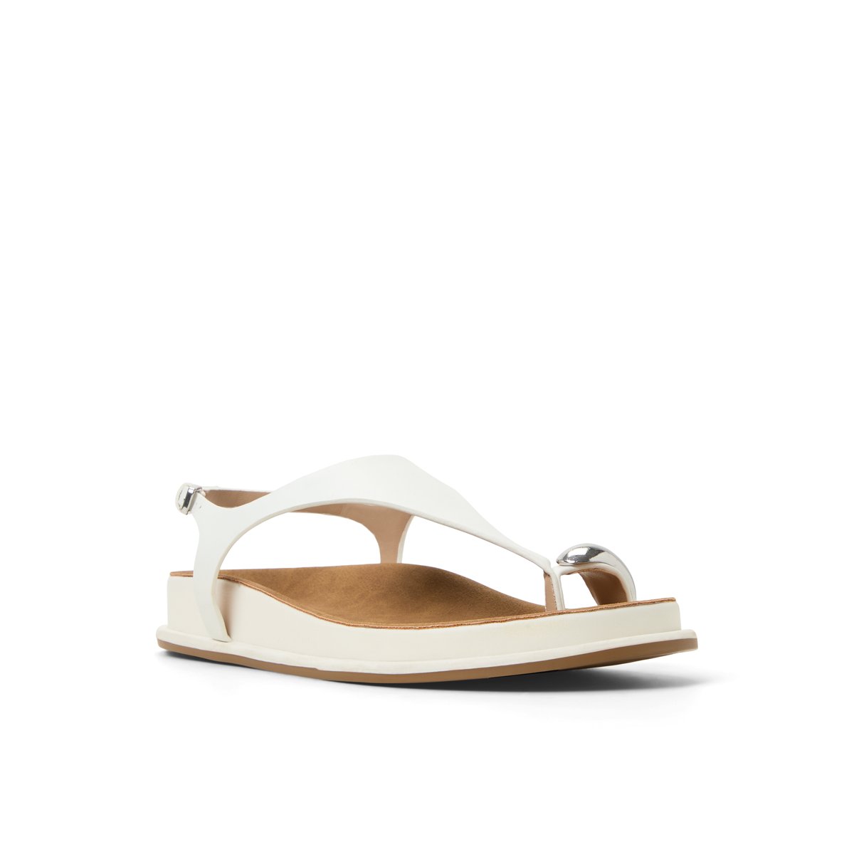Leonah White Women's Flats