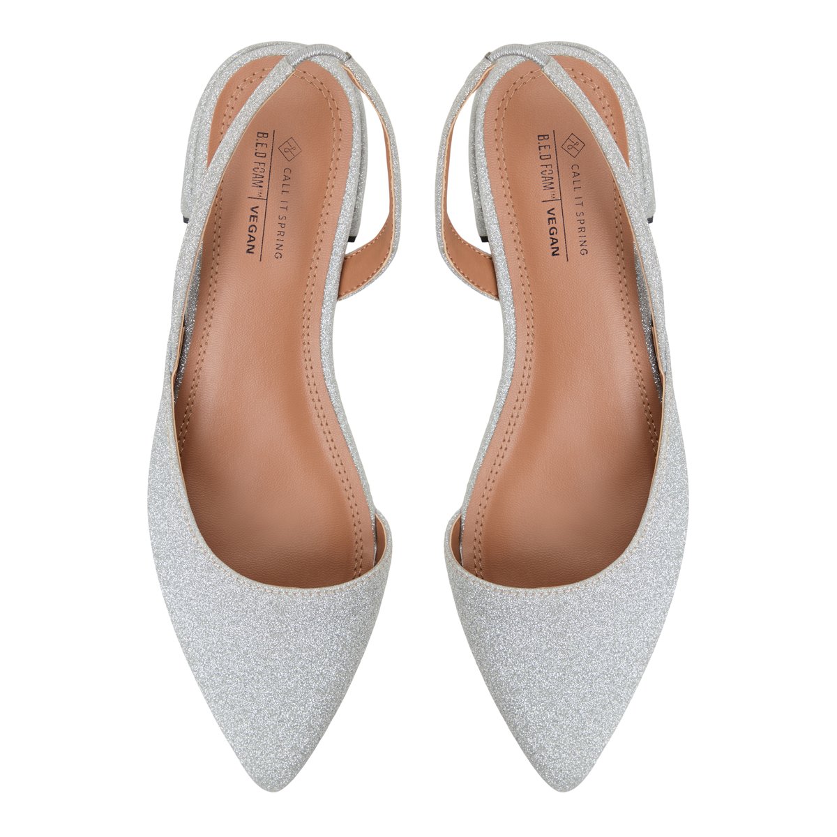 Sundayy Silver Women's Sequin Shoes Bags