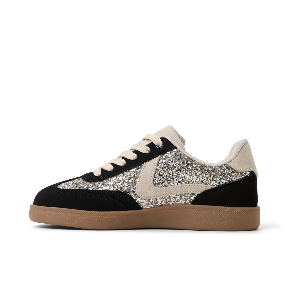 Troye Black/Silver Multi Women's Retro Sneakers