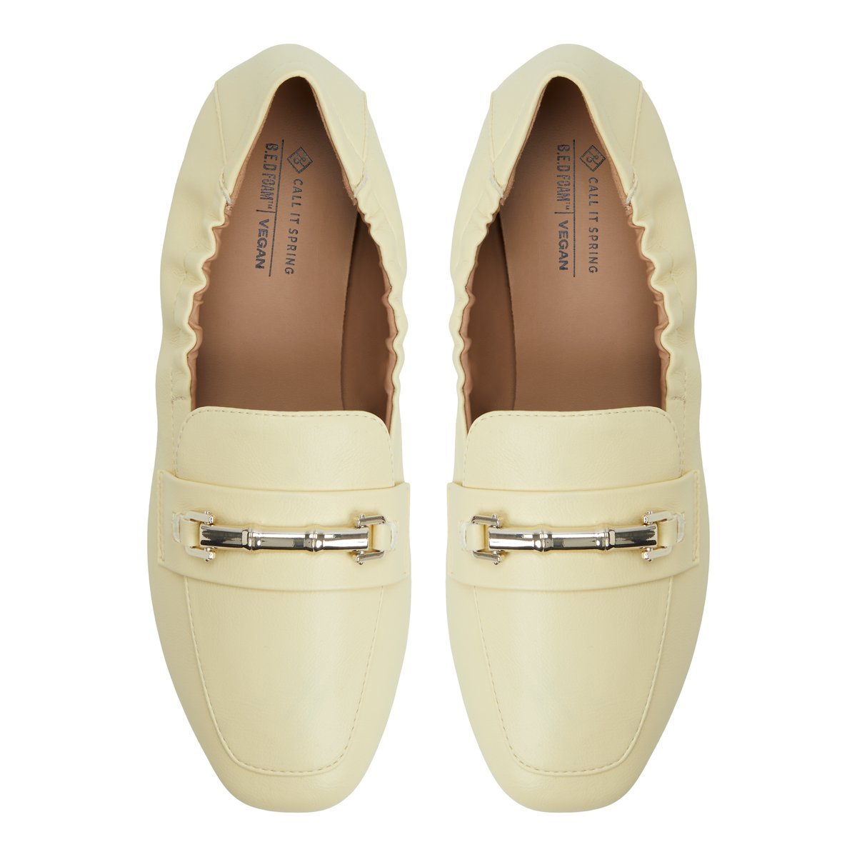 Tiera Light Yellow Women's Loafers