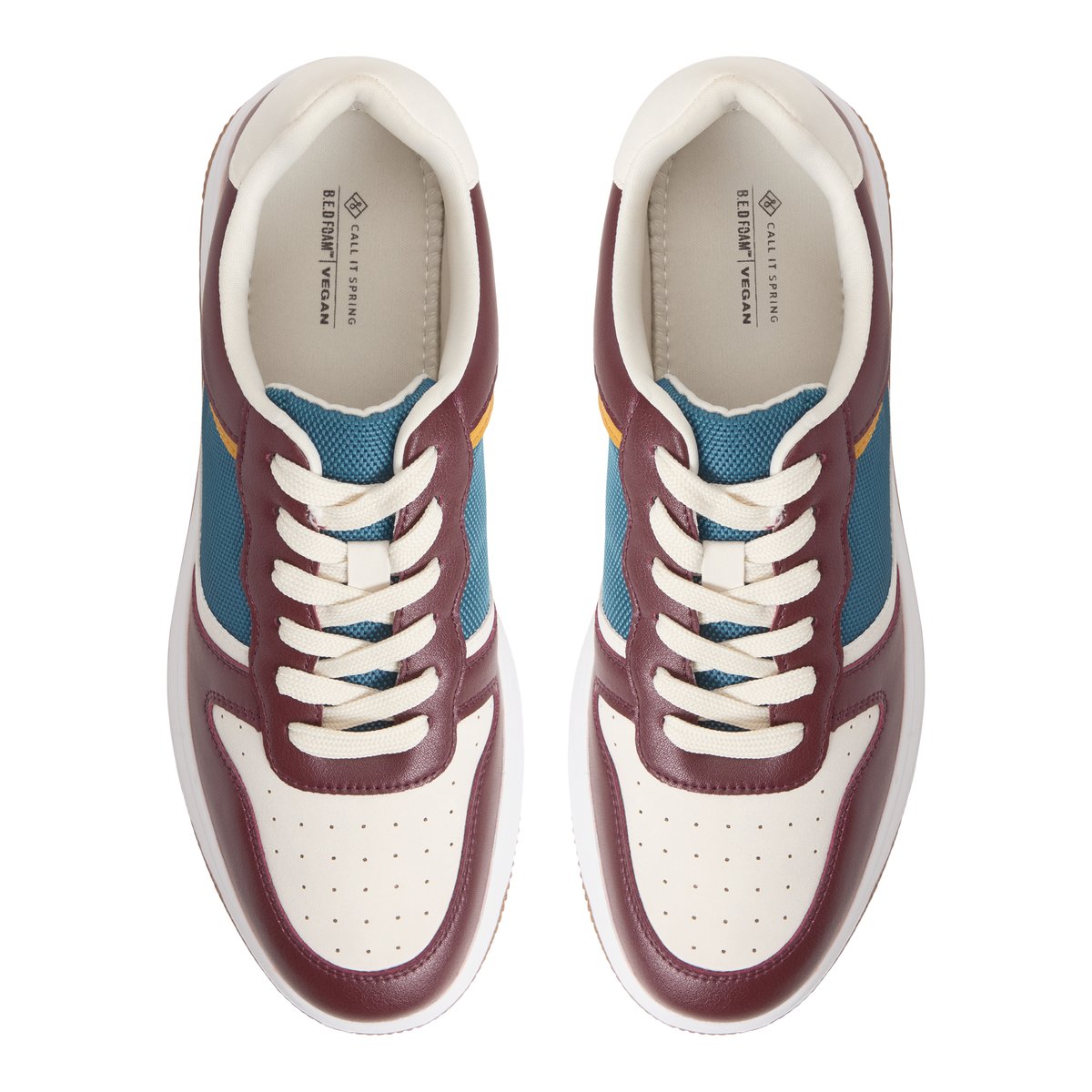 Freshh_h Burgundy Men's Sneakers