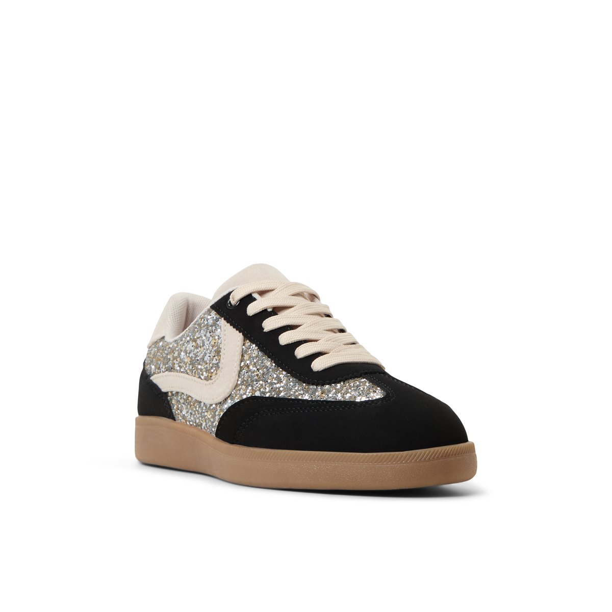 Troye Black/Silver Multi Women's Retro Sneakers