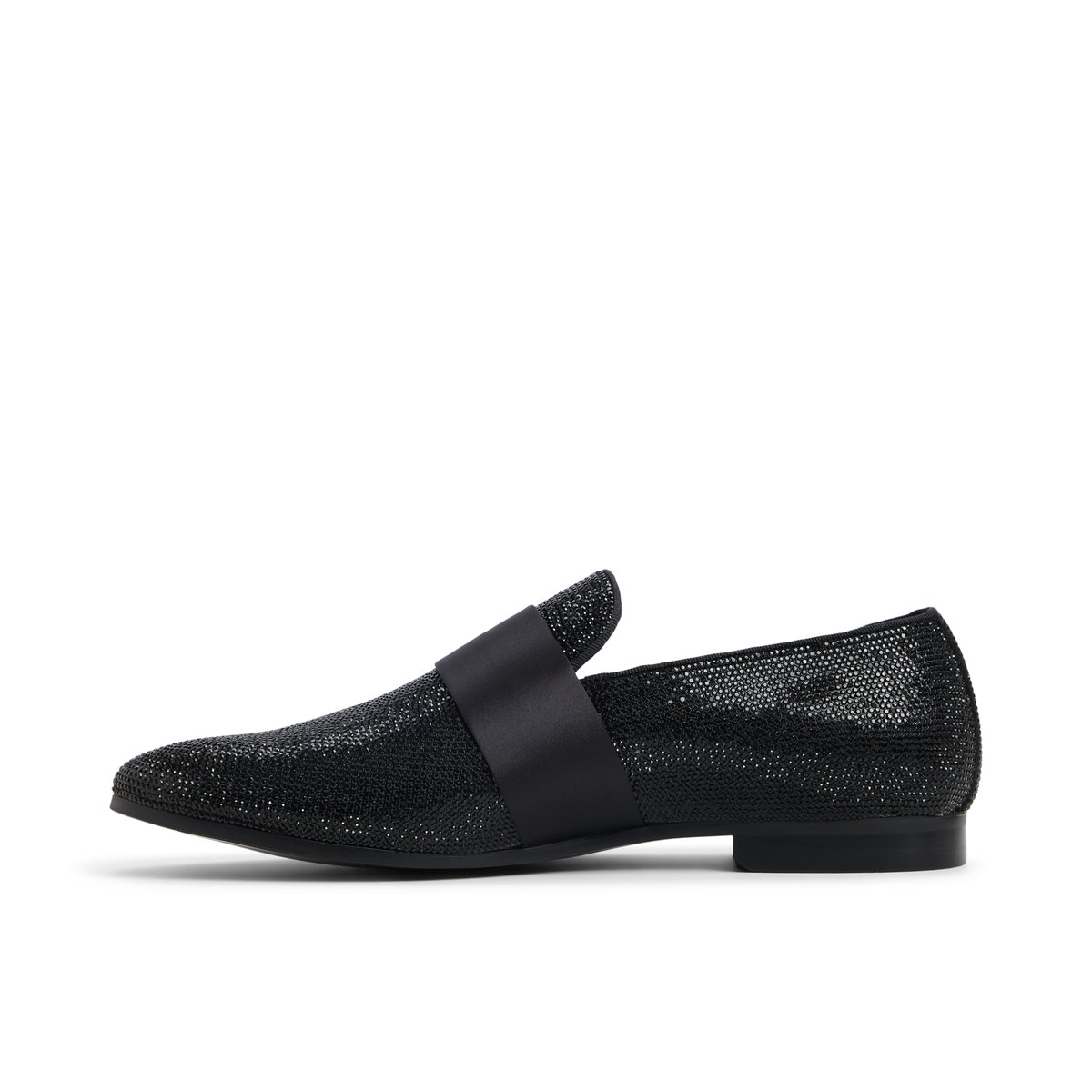 Dorion Black Synthetic Heavy Pebble Men's Loafers