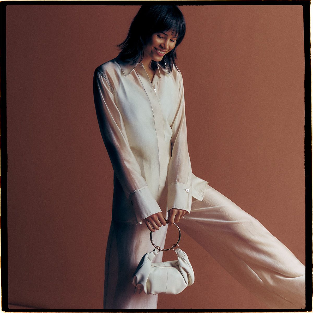 Matildaa Bone Women's Top handle bags