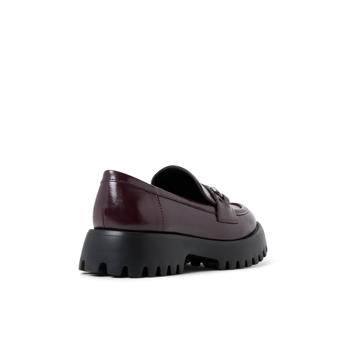 Cluelesss Bordo Synthetic Shiny Women's Loafers