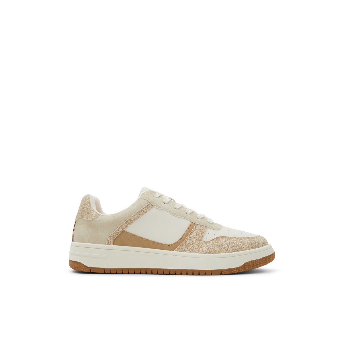 Freshh_h Beige Men's Retro Sneakers