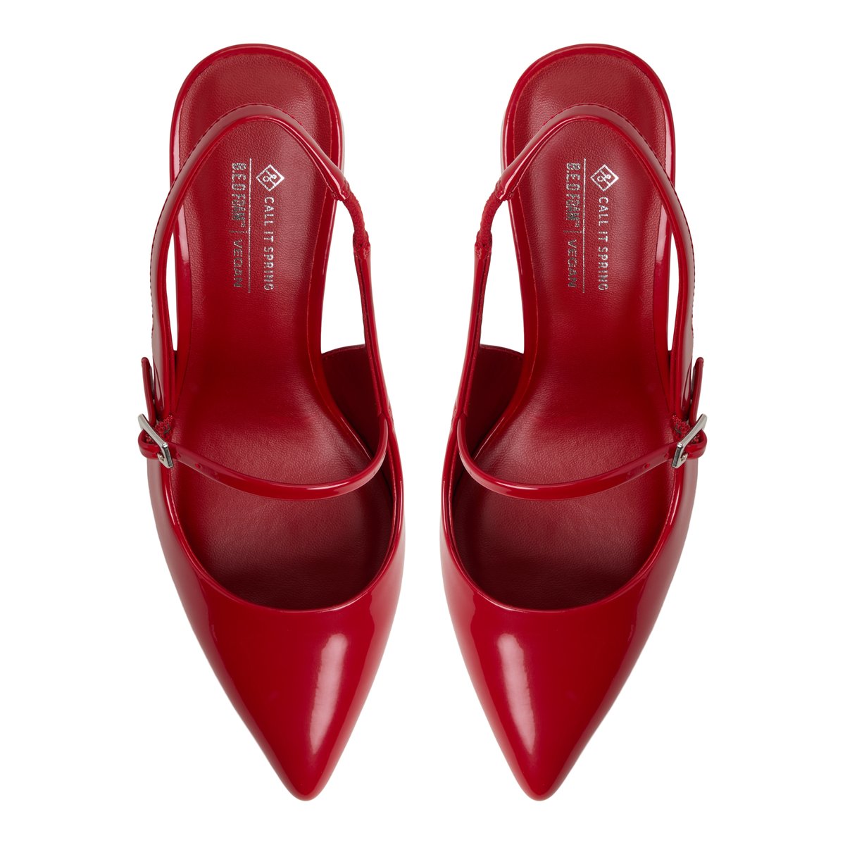 Coquettte Bright Red Women's Block Heels