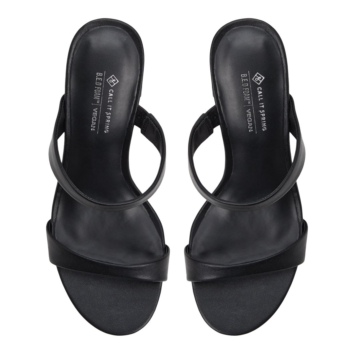 Shaiaa Open Black Women's Mules