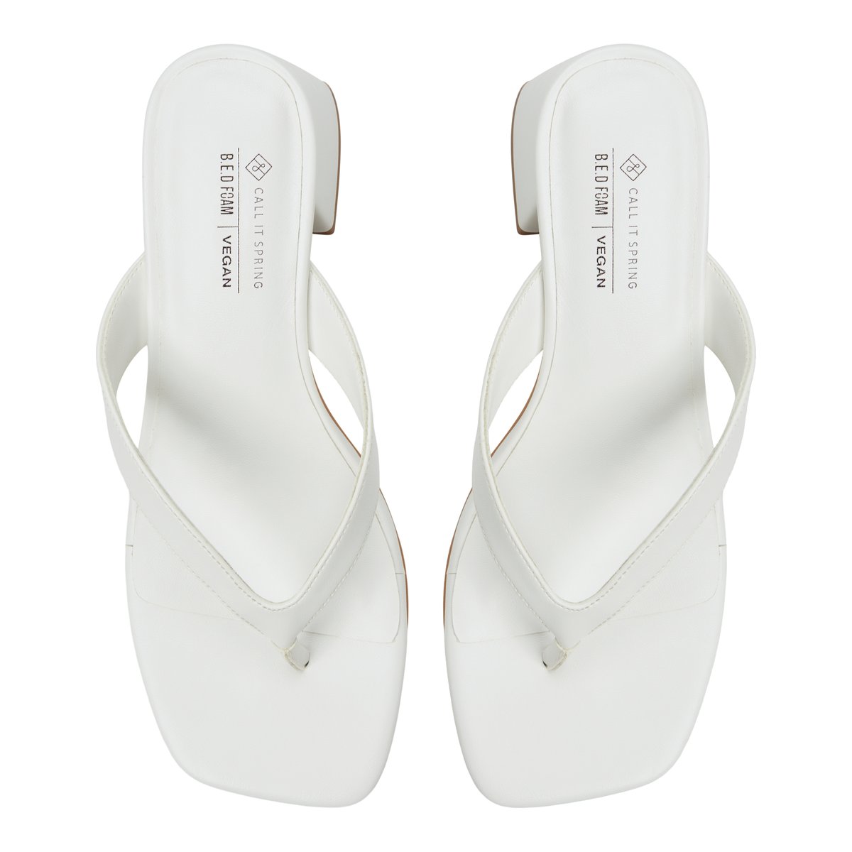 Calii White Women's Open-toe