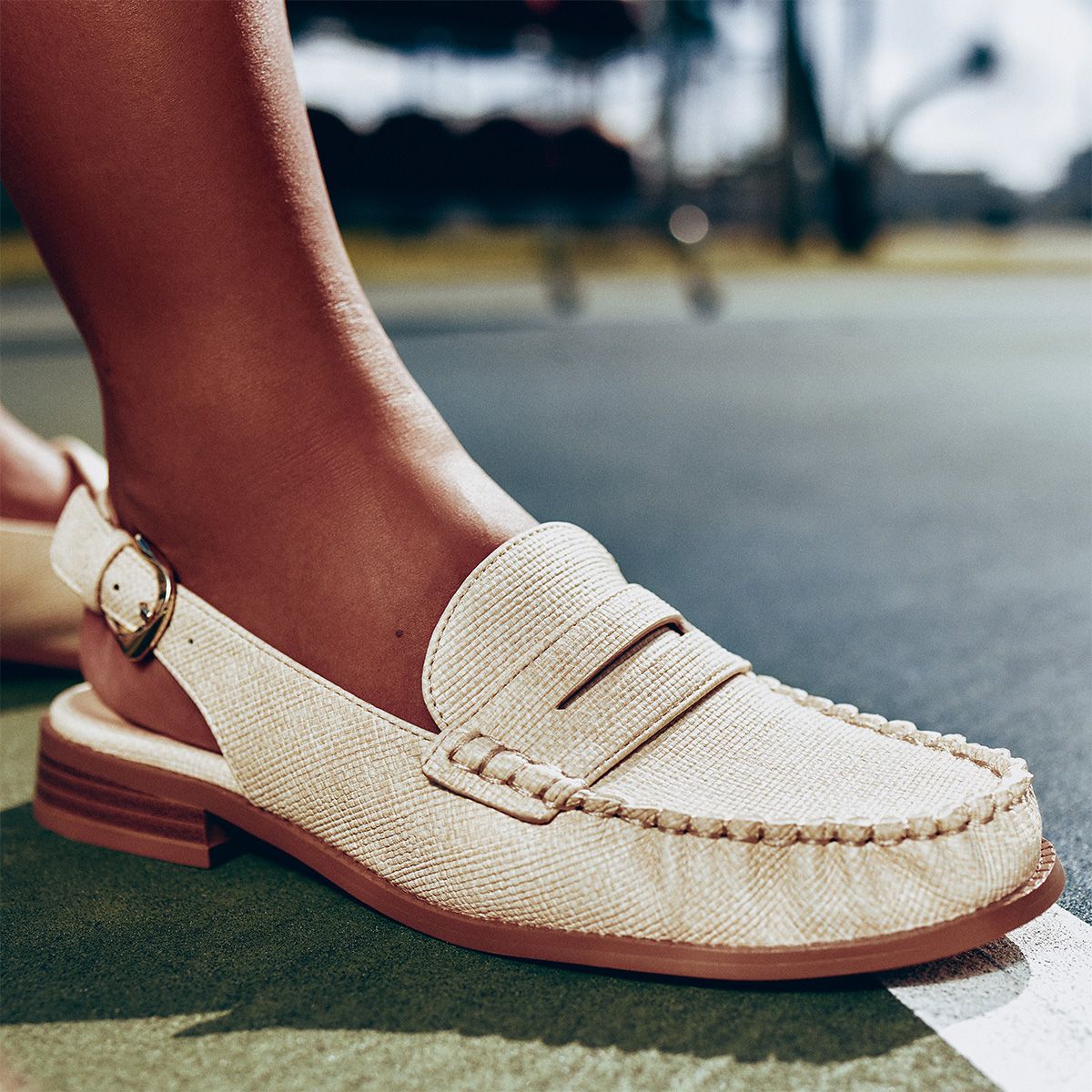 Muriel Natural Women's Slingbacks