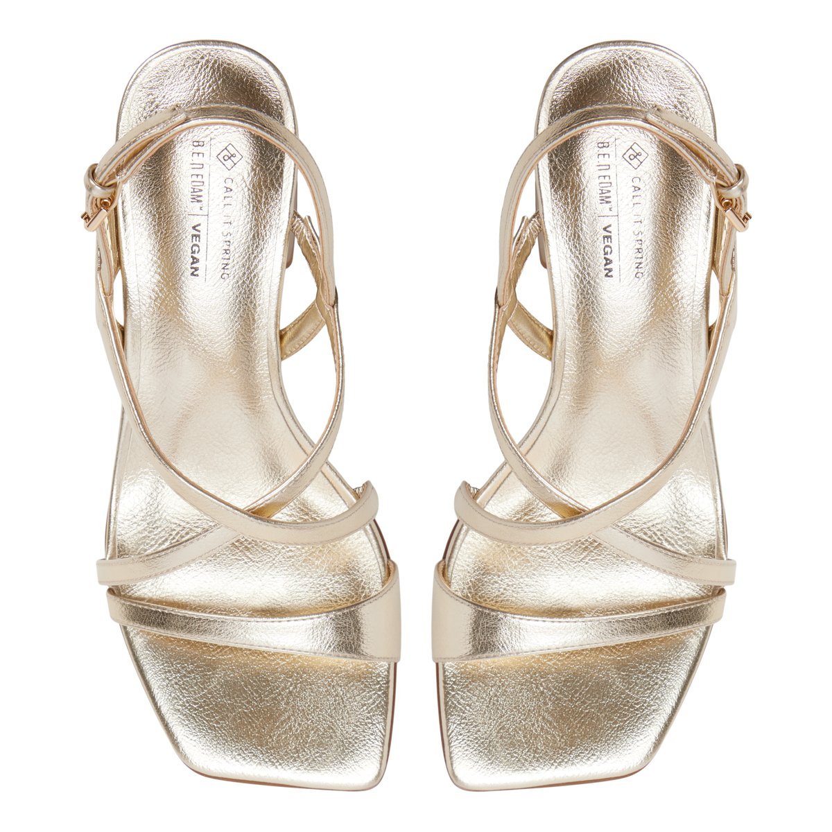 Shaynaa Gold Women's Low-mid Heels