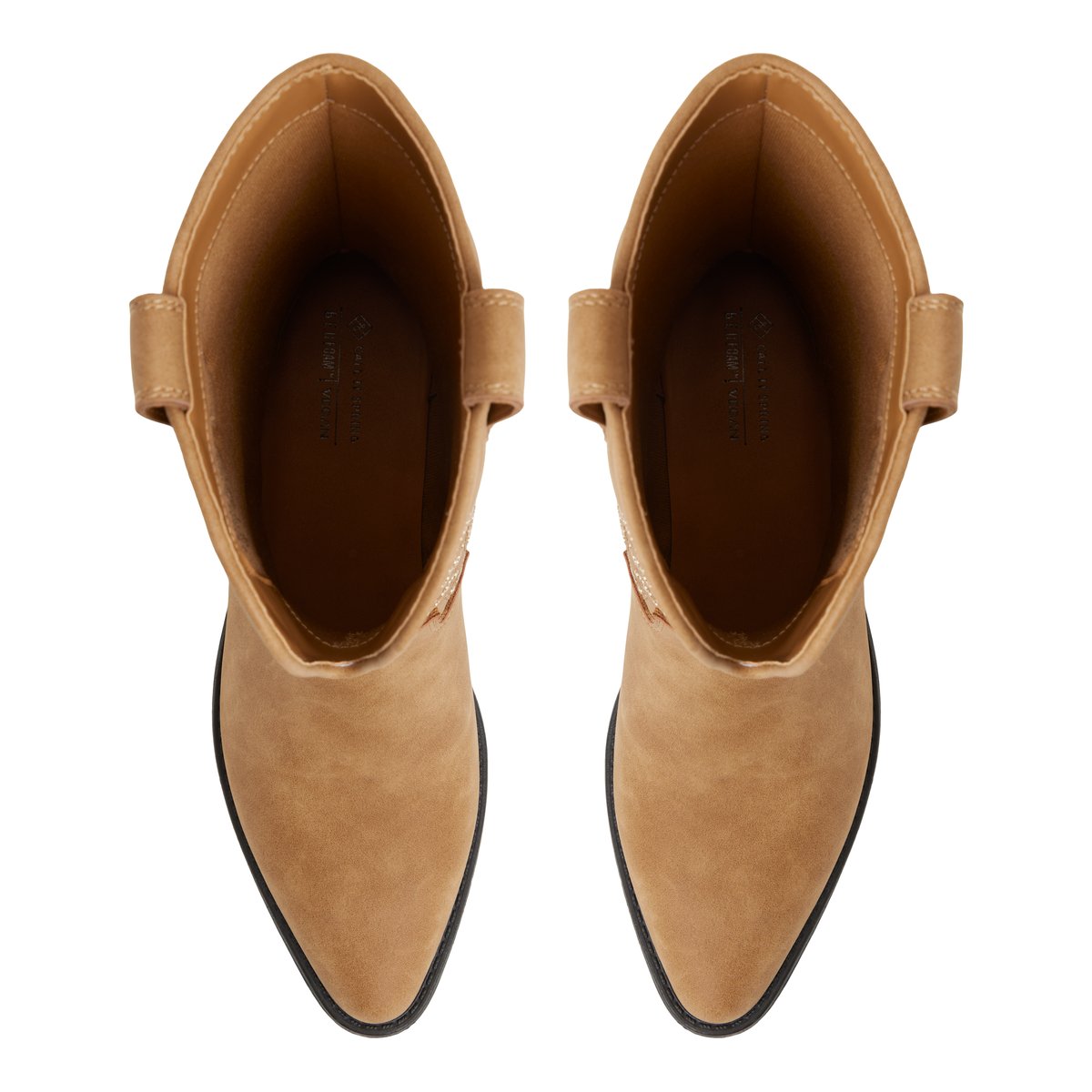 Sareena Dark Beige Women's Mid-calf Boots