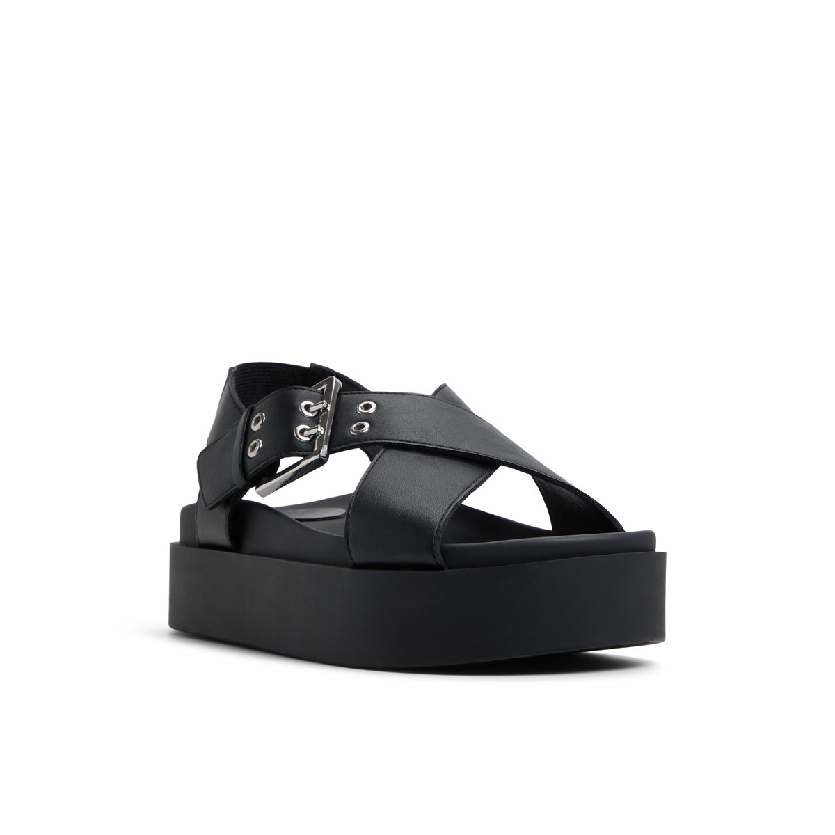 Naluu Black Women's Wedges