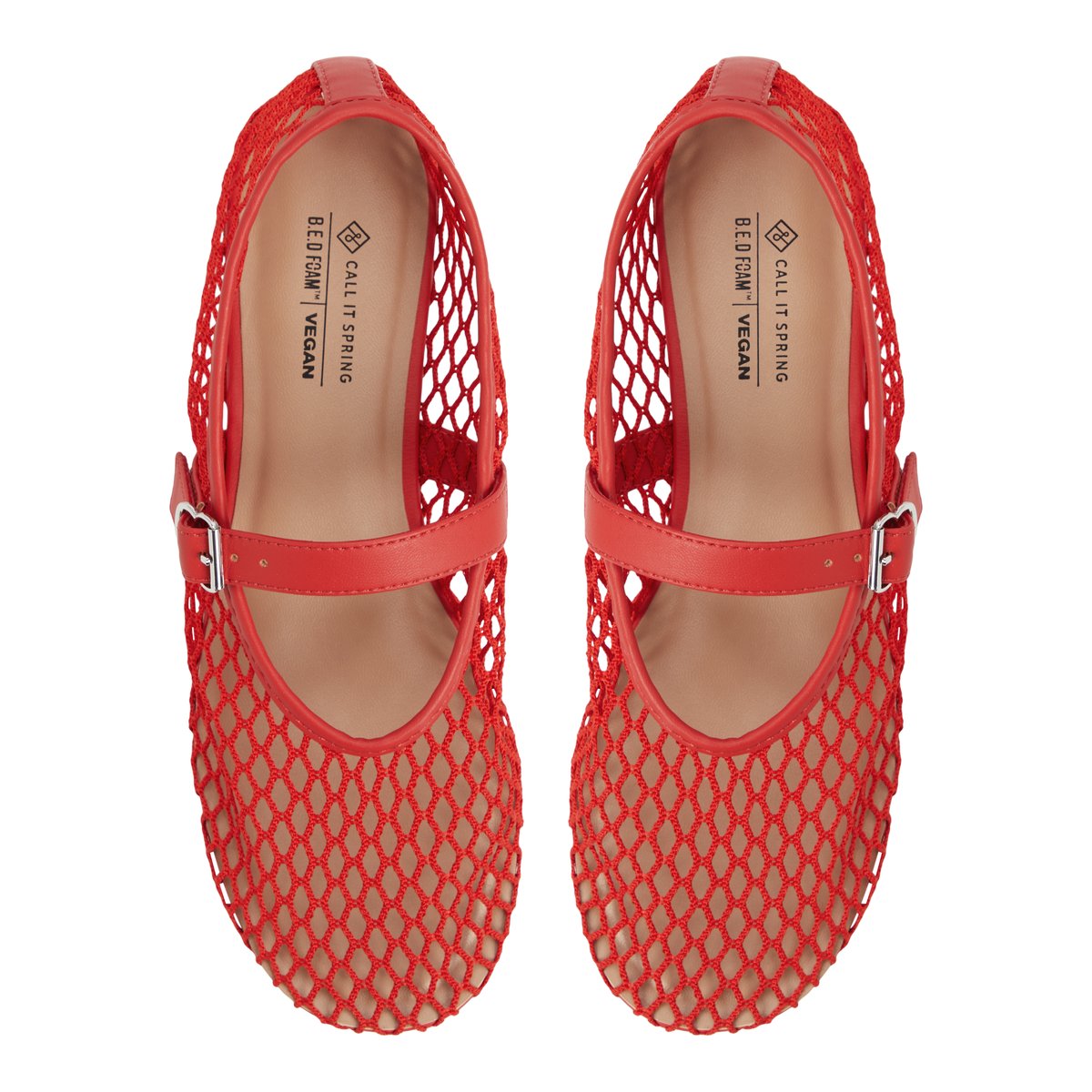 Elyiaa Red Women's  Mary Janes