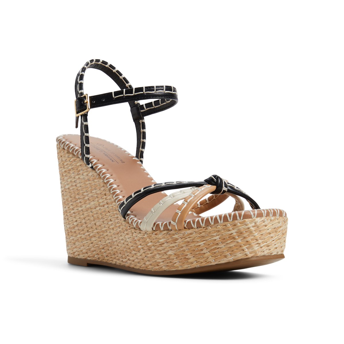 Kaelyn Black Multi Women's Wedges