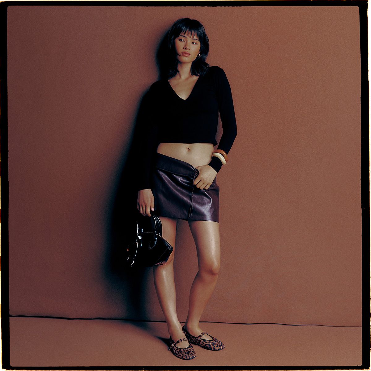 Elyiaa Brown Overflow Women's Ballerinas