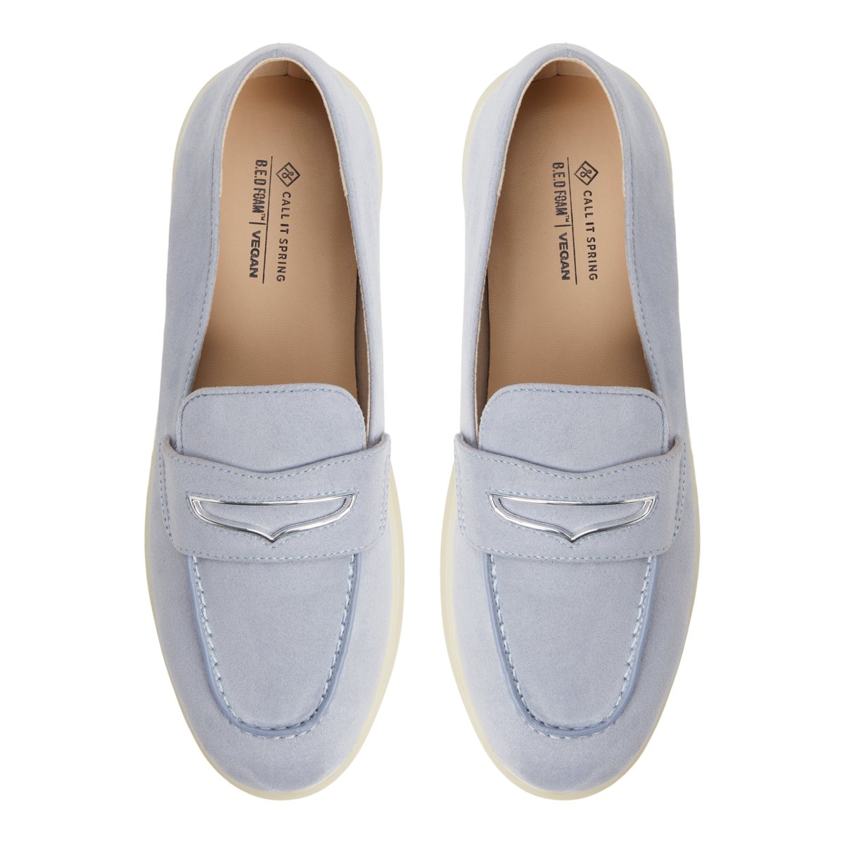 Maris Light Blue Women's Loafers