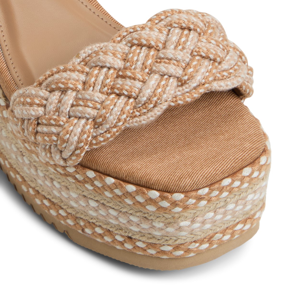 Moaana Dark Beige Women's Wedges