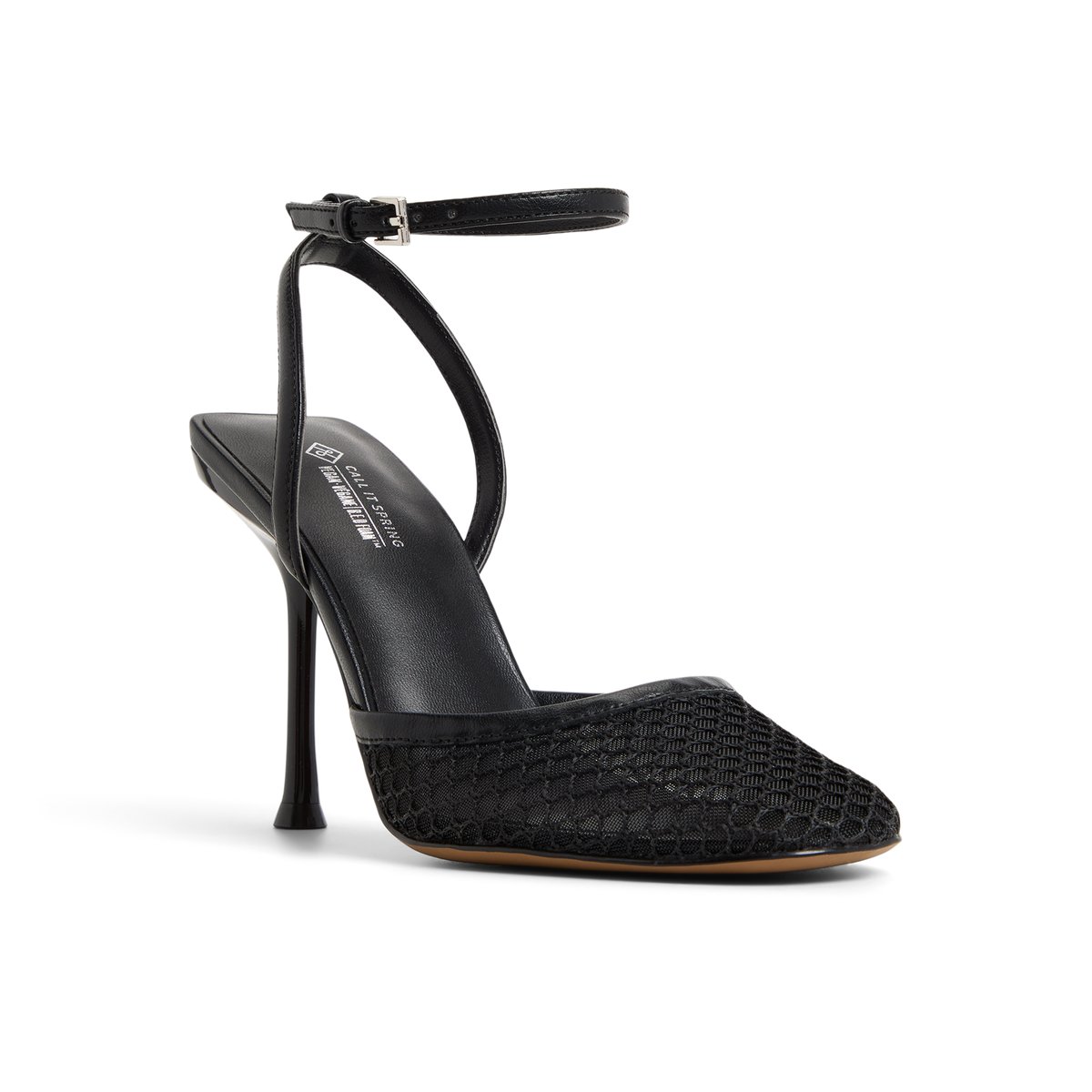 Demiie Open Black Women's Pumps