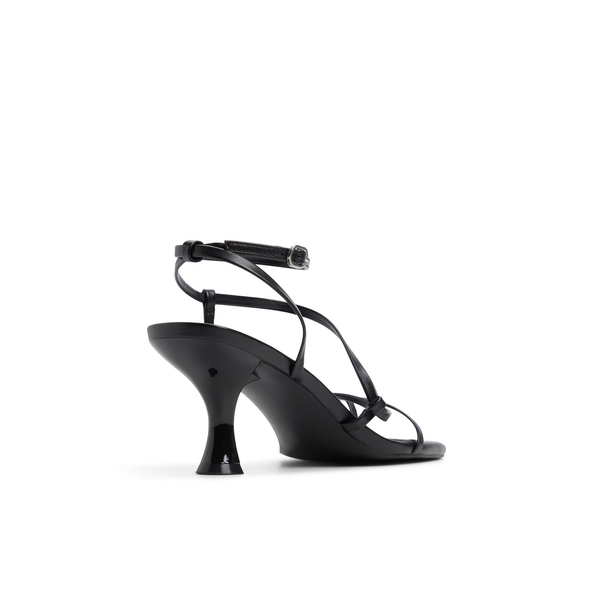 Auguust Black Women's Lace Up Heels Sandals