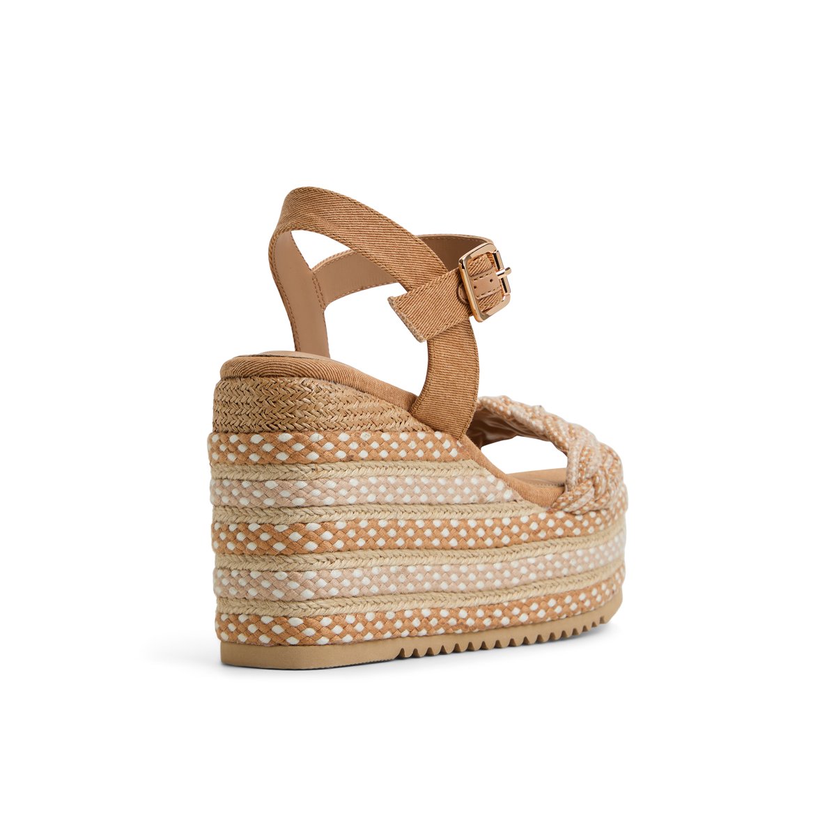 Moaana Dark Beige Women's Wedges