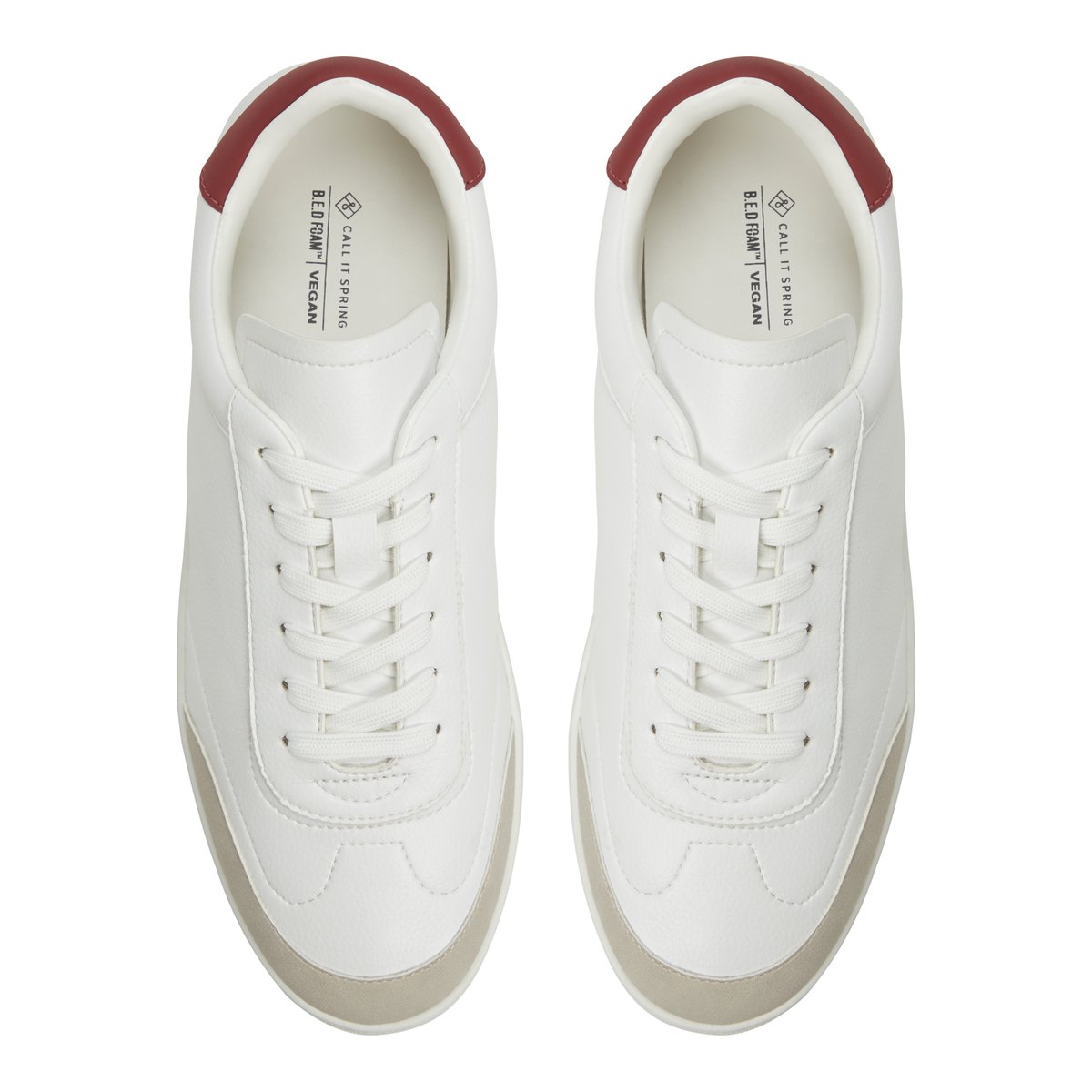Domenico White Men's Dress Sneakers