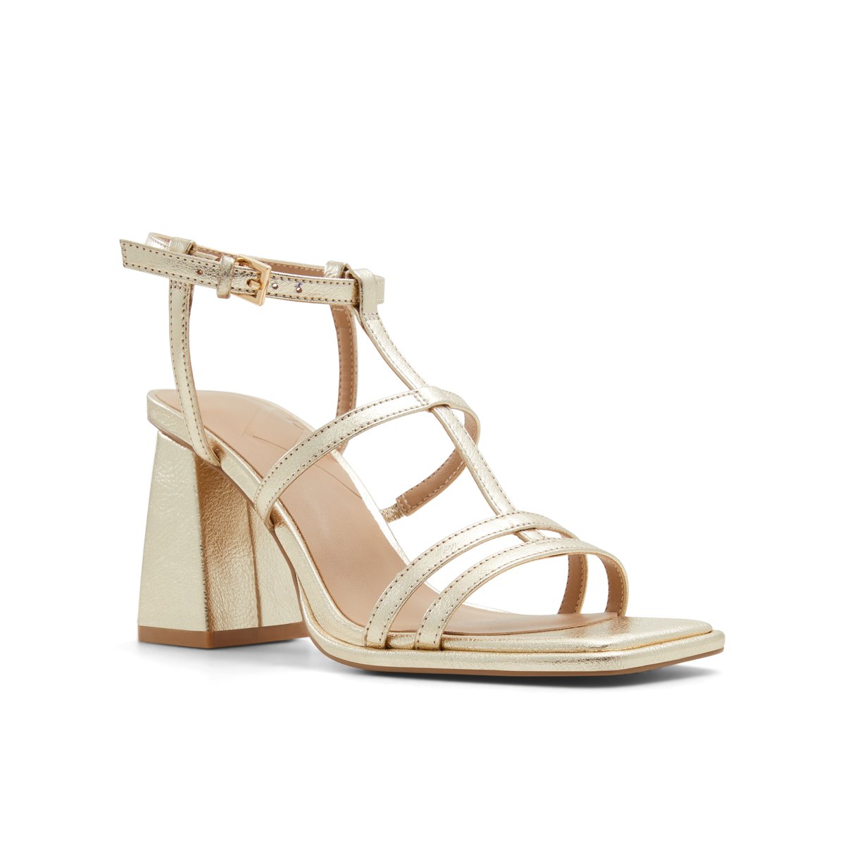 Aurellia Gold Women's Lace up sandals