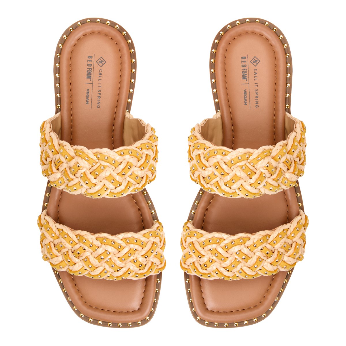 Eloiisa Light Yellow Women's Slides