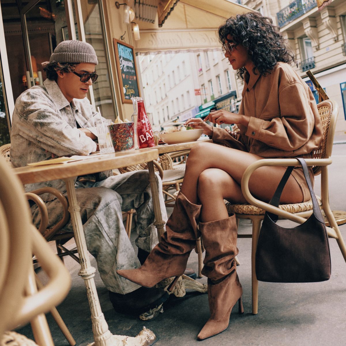 Charrlotte Light Brown Women's Dress Boots