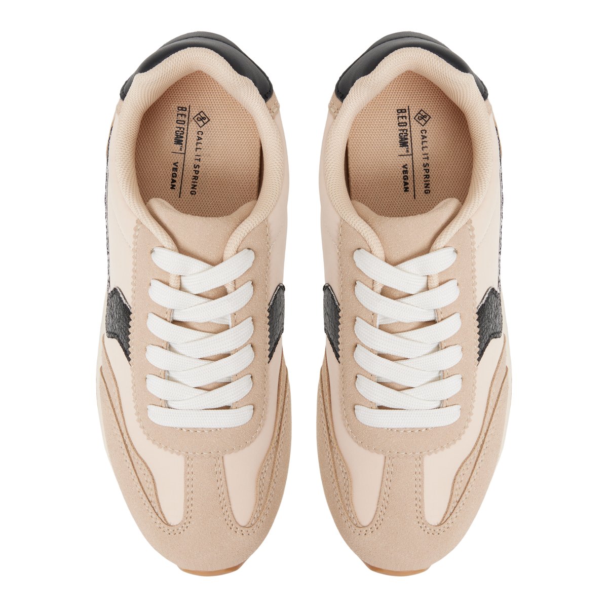 Corrie Dark Beige Women's White Sneakers
