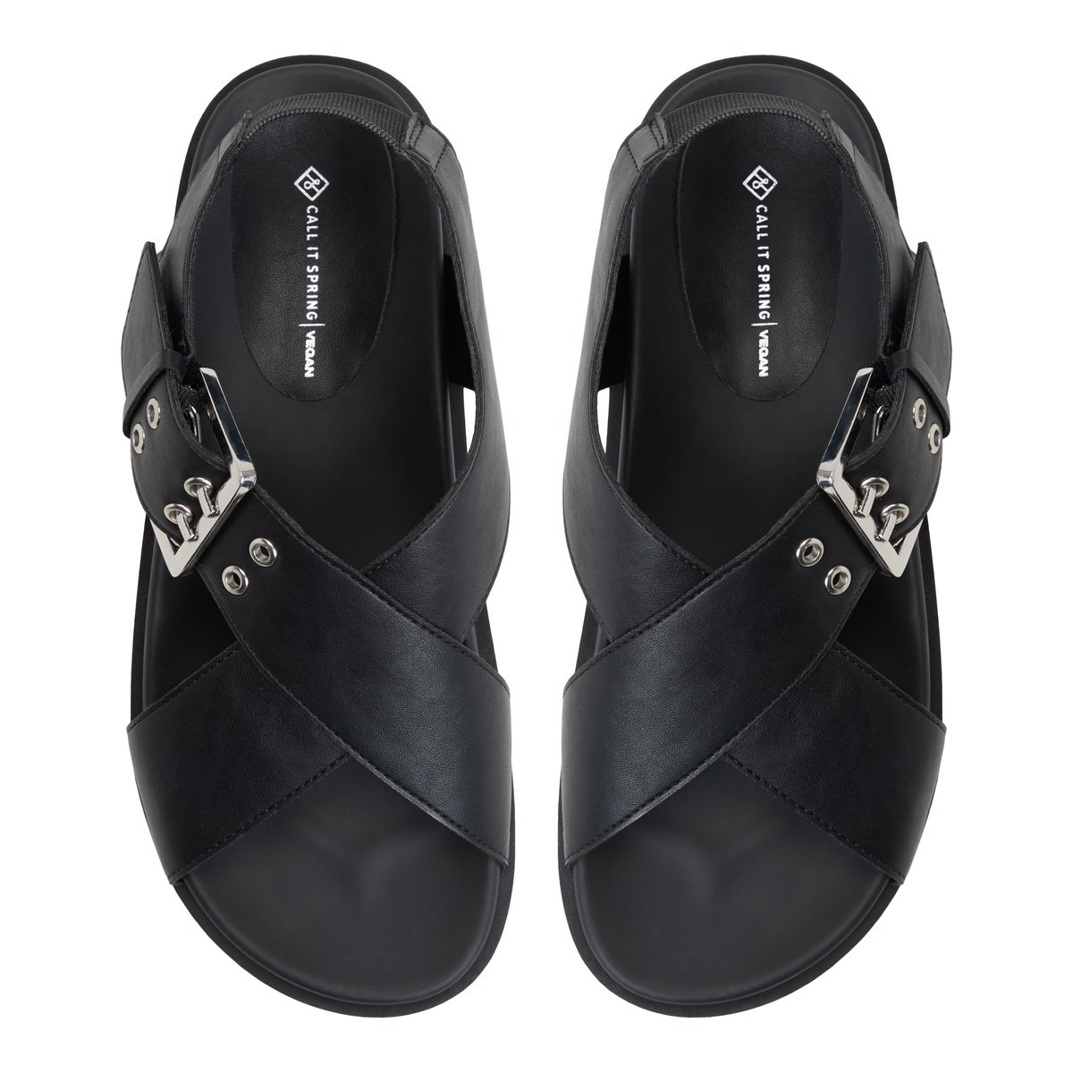 Naluu Black Women's Wedges