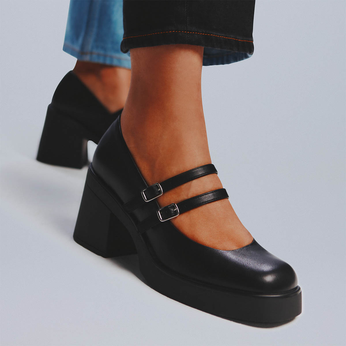 Monroe Black Women's Platform Heels